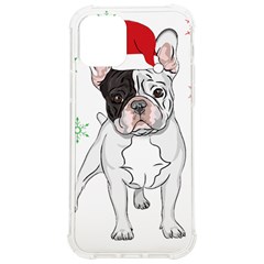 French Bulldog Christmas T- Shirt Christmas Santa Frenchie T- Shirt Iphone 12/12 Pro Tpu Uv Print Case by ZUXUMI