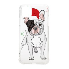 French Bulldog Christmas T- Shirt Christmas Santa Frenchie T- Shirt Iphone 11 Pro Max 6 5 Inch Tpu Uv Print Case by ZUXUMI