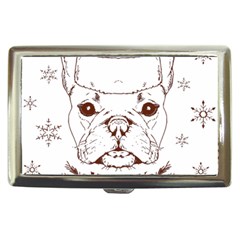 French Bulldog Christmas T- Shirt Happy Christmas Santa Frenchie T- Shirt Cigarette Money Case by ZUXUMI