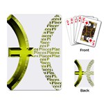 Pisces T-shirtnew Zodiac Symbol Pisces T-shirt Playing Cards Single Design (Rectangle) Back