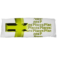 Pisces T-shirtnew Zodiac Symbol Pisces T-shirt Body Pillow Case (dakimakura) by EnriqueJohnson