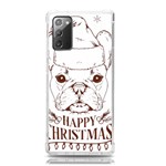 French Bulldog Christmas T- Shirt Happy Christmas Santa Frenchie T- Shirt Samsung Galaxy Note 20 TPU UV Case Front