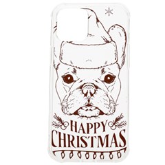 French Bulldog Christmas T- Shirt Happy Christmas Santa Frenchie T- Shirt Iphone 12 Pro Max Tpu Uv Print Case by ZUXUMI