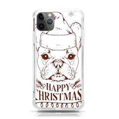 French Bulldog Christmas T- Shirt Happy Christmas Santa Frenchie T- Shirt Iphone 11 Pro Max 6 5 Inch Tpu Uv Print Case by ZUXUMI