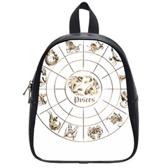 Pisces T-shirtpisces Gold Edition - 12 Zodiac In 1 T-shirt School Bag (small) by EnriqueJohnson