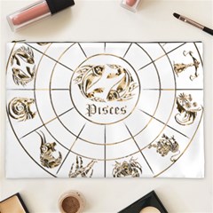 Pisces T-shirtpisces Gold Edition - 12 Zodiac In 1 T-shirt Cosmetic Bag (xxl) by EnriqueJohnson