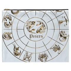 Pisces T-shirtpisces Gold Edition - 12 Zodiac In 1 T-shirt Cosmetic Bag (xxxl) by EnriqueJohnson