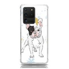 French Bulldog Christmas T- Shirt Happy New Year Frenchie Bulldog T- Shirt Samsung Galaxy S20 Ultra 6 9 Inch Tpu Uv Case by ZUXUMI