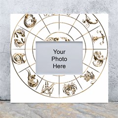 Pisces T-shirtpisces Gold Edition - 12 Zodiac In 1 T-shirt White Wall Photo Frame 5  X 7  by EnriqueJohnson