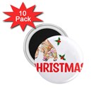 French Bulldog Dog Xmas Pajama T- Shirt French Bulldog Dog Xmas This Is My Christmas Pajama T- Shirt 1.75  Magnets (10 pack)  Front