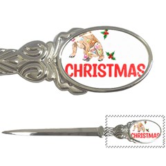 French Bulldog Dog Xmas Pajama T- Shirt French Bulldog Dog Xmas This Is My Christmas Pajama T- Shirt Letter Opener by ZUXUMI