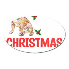 French Bulldog Dog Xmas Pajama T- Shirt French Bulldog Dog Xmas This Is My Christmas Pajama T- Shirt Oval Magnet by ZUXUMI