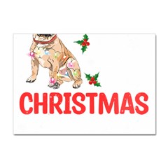 French Bulldog Dog Xmas Pajama T- Shirt French Bulldog Dog Xmas This Is My Christmas Pajama T- Shirt Sticker A4 (100 Pack) by ZUXUMI