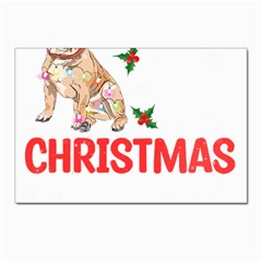 French Bulldog Dog Xmas Pajama T- Shirt French Bulldog Dog Xmas This Is My Christmas Pajama T- Shirt Postcard 4 x 6  (pkg Of 10) by ZUXUMI