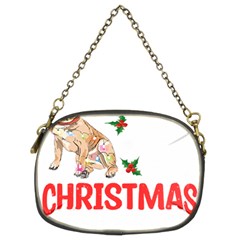 French Bulldog Dog Xmas Pajama T- Shirt French Bulldog Dog Xmas This Is My Christmas Pajama T- Shirt Chain Purse (two Sides) by ZUXUMI