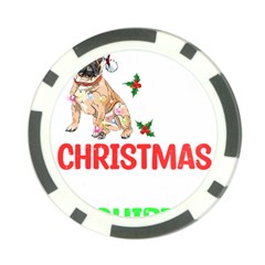 French Bulldog Dog Xmas Pajama T- Shirt French Bulldog Dog Xmas This Is My Christmas Pajama T- Shirt Poker Chip Card Guard (10 Pack) by ZUXUMI