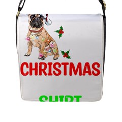 French Bulldog Dog Xmas Pajama T- Shirt French Bulldog Dog Xmas This Is My Christmas Pajama T- Shirt Flap Closure Messenger Bag (l) by ZUXUMI