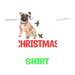 French Bulldog Dog Xmas Pajama T- Shirt French Bulldog Dog Xmas This Is My Christmas Pajama T- Shirt Lightweight Drawstring Pouch (l) by ZUXUMI