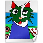 Pizza Donut Loving Cat Doing Cute Thing T-shirtpizza Donut Loving Cat Doing Cute Things T-shirt Canvas 18  x 24  17.8 x23.08  Canvas - 1