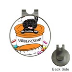 French Bulldog T- Shirt Cute French Bulldog Christma T- Shirt Hat Clips with Golf Markers Front