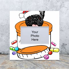 French Bulldog T- Shirt Cute French Bulldog Christma T- Shirt White Box Photo Frame 4  X 6  by ZUXUMI