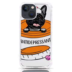 French Bulldog T- Shirt Cute French Bulldog Christma T- Shirt Iphone 13 Mini Tpu Uv Print Case by ZUXUMI