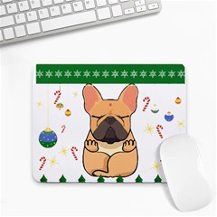 French Bulldog T- Shirt Cute French Bulldog Christmas T- Shirt (1) Small Mousepad by ZUXUMI