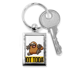 Platypus T-shirtnope Not Today Platypus 37 T-shirt Key Chain (rectangle) by EnriqueJohnson