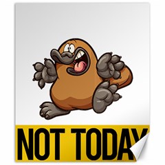 Platypus T-shirtnope Not Today Platypus 37 T-shirt Canvas 20  X 24  by EnriqueJohnson