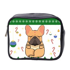 French Bulldog T- Shirt Cute French Bulldog Christmas T- Shirt (1) Mini Toiletries Bag (two Sides) by ZUXUMI