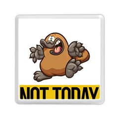 Platypus T-shirtnope Not Today Platypus 37 T-shirt Memory Card Reader (square) by EnriqueJohnson