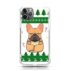 French Bulldog T- Shirt Cute French Bulldog Christmas T- Shirt (1) Iphone 11 Pro 5 8 Inch Tpu Uv Print Case by ZUXUMI