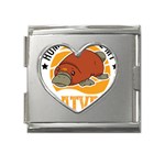 Platypus T-shirtplatypus Home T-shirt Mega Link Heart Italian Charm (18mm) Front