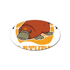 Platypus T-shirtplatypus Home T-shirt Sticker (oval) by EnriqueJohnson