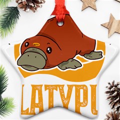 Platypus T-shirtplatypus Home T-shirt Star Ornament (two Sides) by EnriqueJohnson