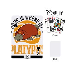 Platypus T-shirtplatypus Home T-shirt Playing Cards 54 Designs (mini) by EnriqueJohnson