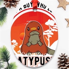 Platypus T-shirtplatypus Young T-shirt Ornament (oval) by EnriqueJohnson