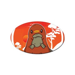 Platypus T-shirtplatypus Young T-shirt Sticker (oval) by EnriqueJohnson