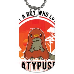 Platypus T-shirtplatypus Young T-shirt Dog Tag (two Sides) by EnriqueJohnson