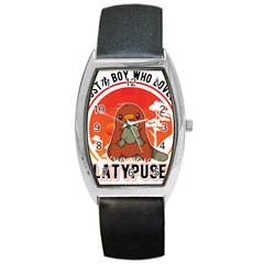 Platypus T-shirtplatypus Young T-shirt Barrel Style Metal Watch by EnriqueJohnson