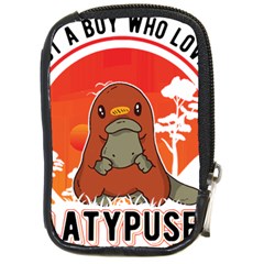 Platypus T-shirtplatypus Young T-shirt Compact Camera Leather Case by EnriqueJohnson