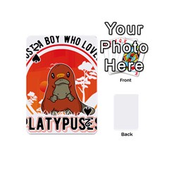 Platypus T-shirtplatypus Young T-shirt Playing Cards 54 Designs (mini) by EnriqueJohnson