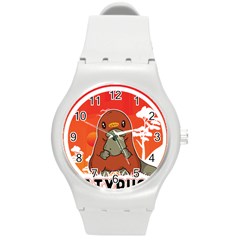 Platypus T-shirtplatypus Young T-shirt Round Plastic Sport Watch (m) by EnriqueJohnson