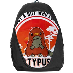 Platypus T-shirtplatypus Young T-shirt Backpack Bag by EnriqueJohnson