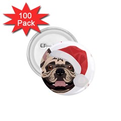 French Bulldog T- Shirt French Bulldog Merry Christmas T- Shirt (1) 1 75  Buttons (100 Pack)  by ZUXUMI