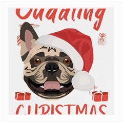 French Bulldog T- Shirt French Bulldog Merry Christmas T- Shirt (1) Medium Glasses Cloth by ZUXUMI