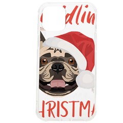 French Bulldog T- Shirt French Bulldog Merry Christmas T- Shirt (1) Iphone 12 Pro Max Tpu Uv Print Case by ZUXUMI