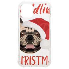 French Bulldog T- Shirt French Bulldog Merry Christmas T- Shirt (1) Iphone 12 Mini Tpu Uv Print Case	 by ZUXUMI