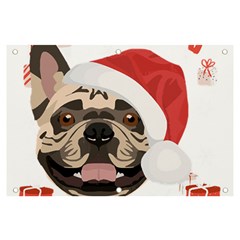 French Bulldog T- Shirt French Bulldog Merry Christmas T- Shirt (1) Banner And Sign 6  X 4  by ZUXUMI