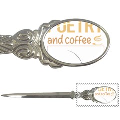 Poetry T-shirtif It Involves Coffee Poetry Poem Poet T-shirt Letter Opener by EnriqueJohnson